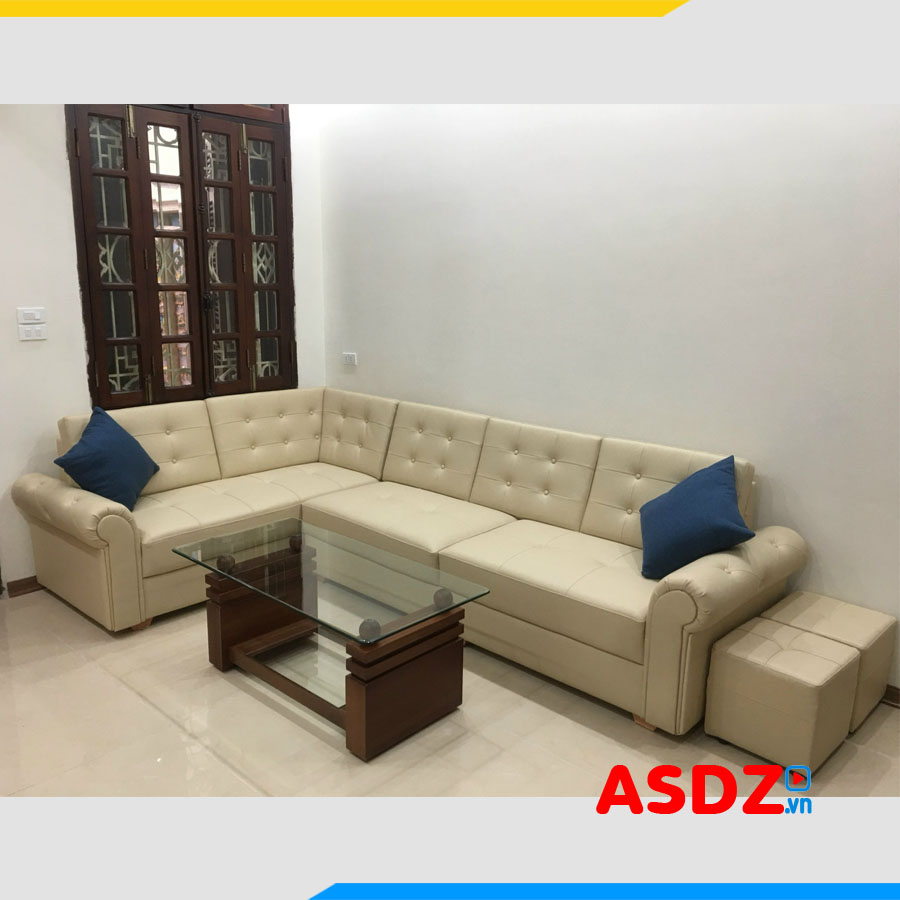 ghe sofa ke phong khach dep