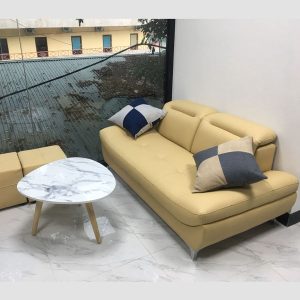 Ghế sofa văng da mini kê phòng khách đẹp So504