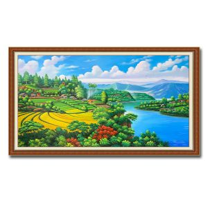 Tranh treo tường phong cảnh đẹp vẽ sơn dầu
