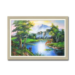 Tranh treo tường vẽ phong cảnh thiên nhiên đẹp