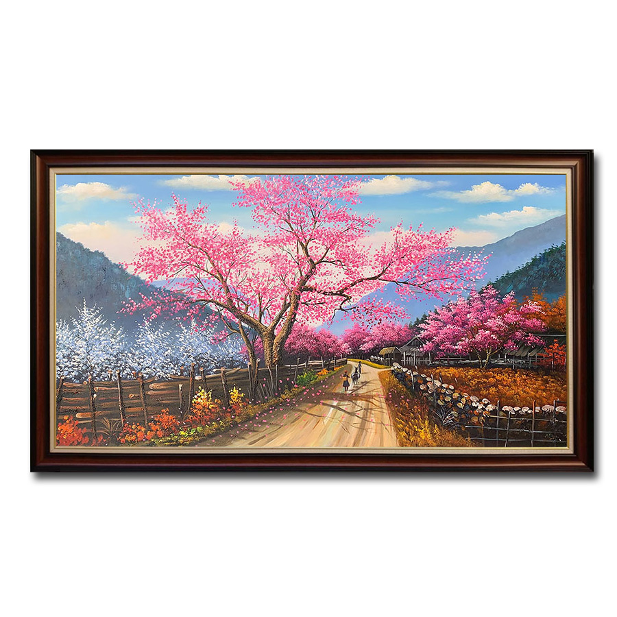 Tranh treo tường phong cảnh đẹp vẽ sơn dầu