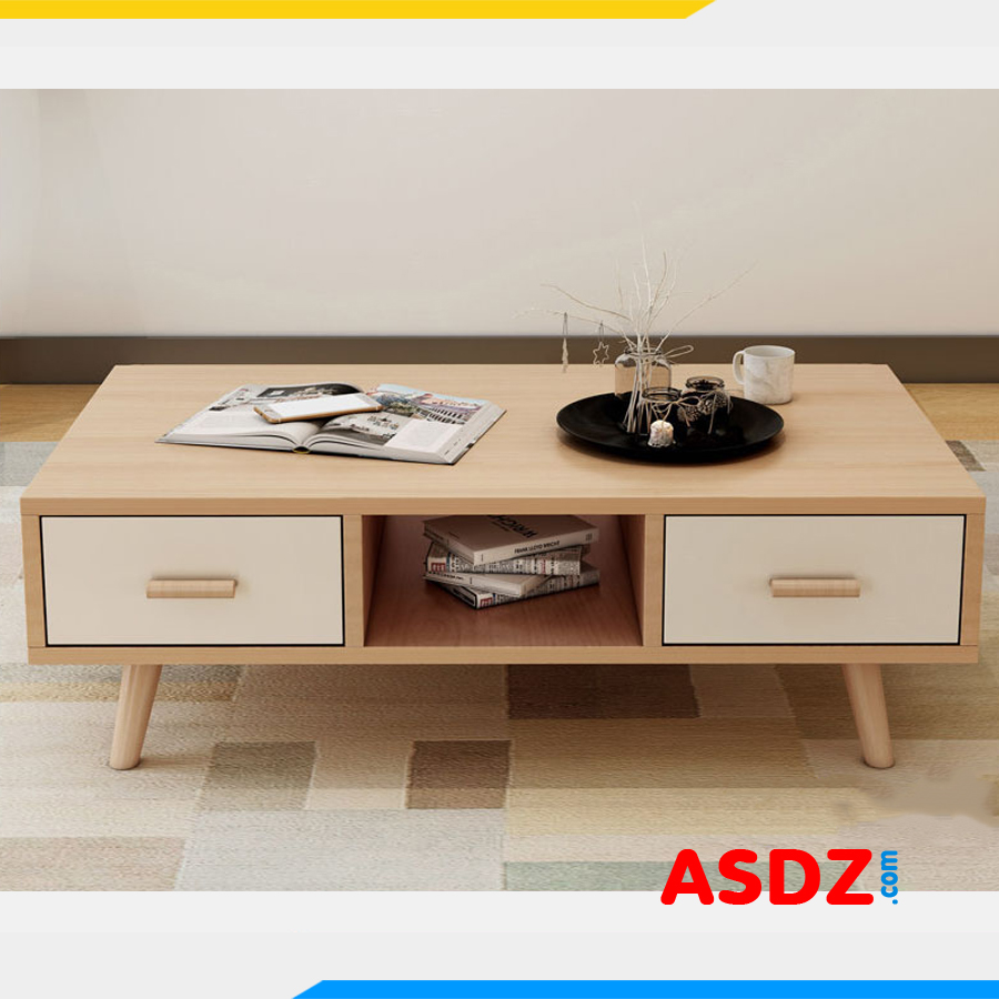Bàn sofa gỗ công nghiệp chữ nhật chân đế cao BTR151