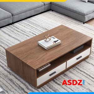 Bàn Sofa gỗ công nghiệp đẹp có 4 ngăn kéo BTR110