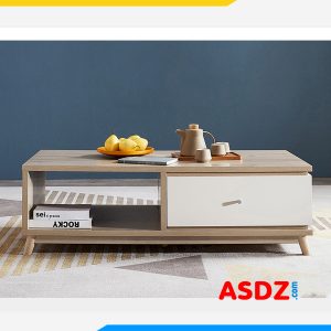 Bàn sofa gỗ công nghiệp đẹp có ngăn kéo BTR115