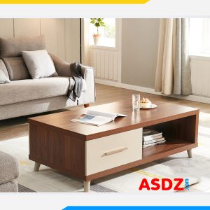 Bàn sofa gỗ công nghiệp đẹp đơn giản có ngăn kéo BTR117
