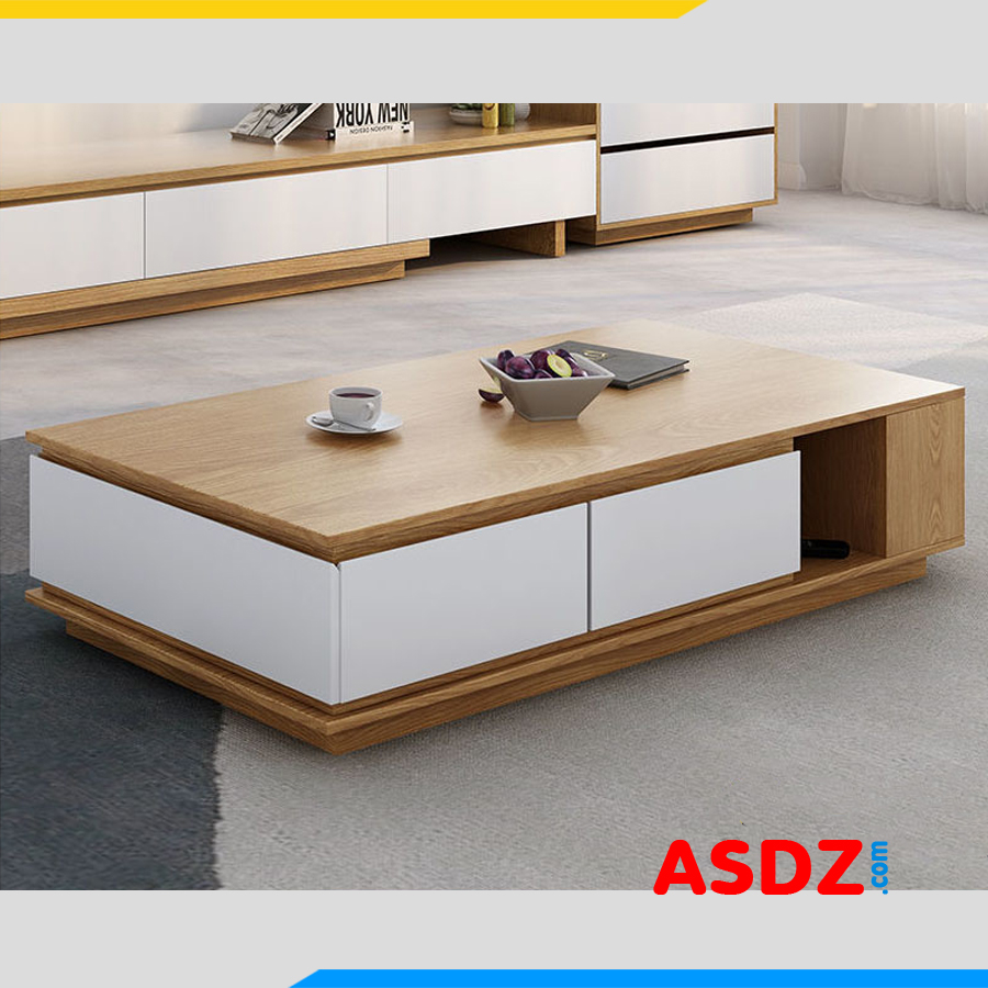Bàn sofa gỗ công nghiệp không chân đơn giản BTR148