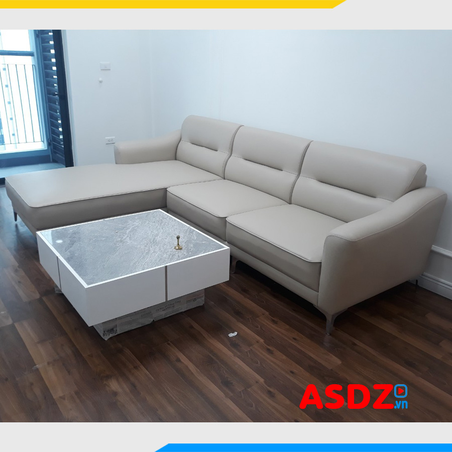 ghe sofa da goc chu l dep ke phong khach chung cu