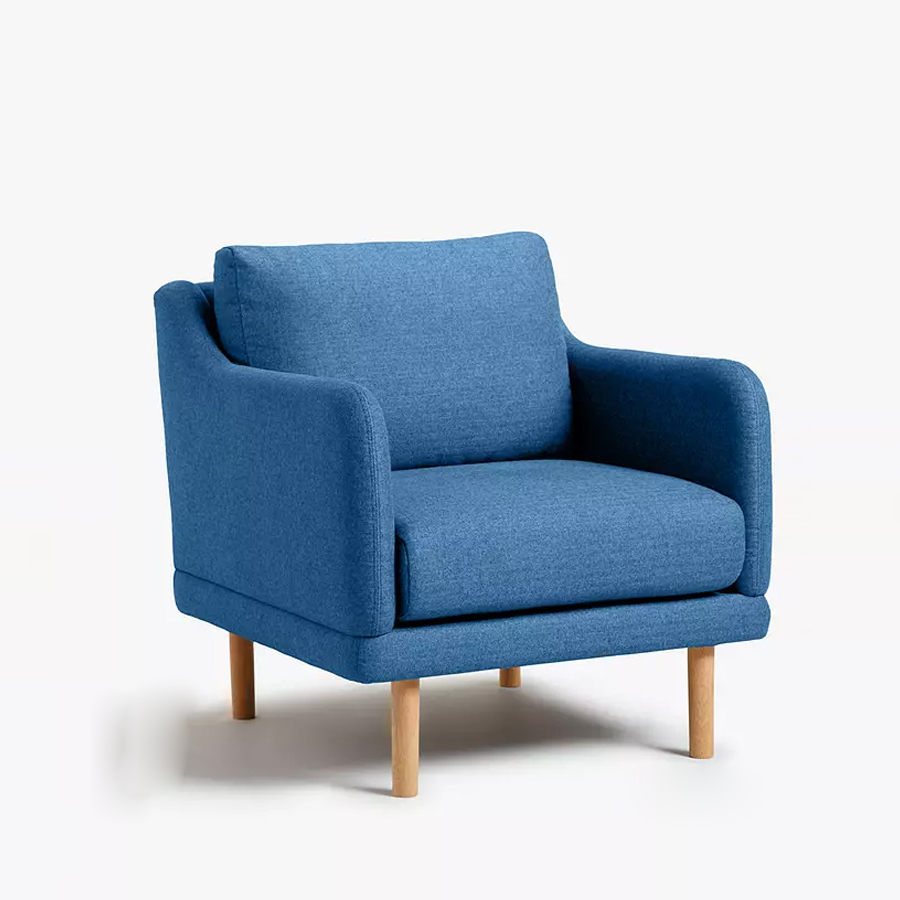 Ghế sofa đơn bọc nỉ hiện đại So0051
