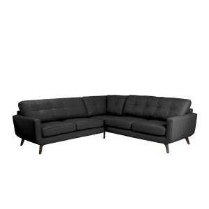 Ghế sofa góc bọc da chân đế cao đẹp So0012