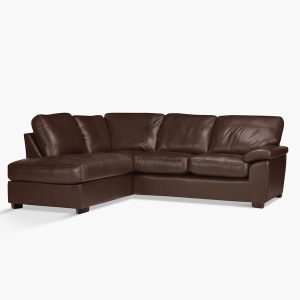 Ghế sofa góc bọc da kê phòng khách đẹp So0014