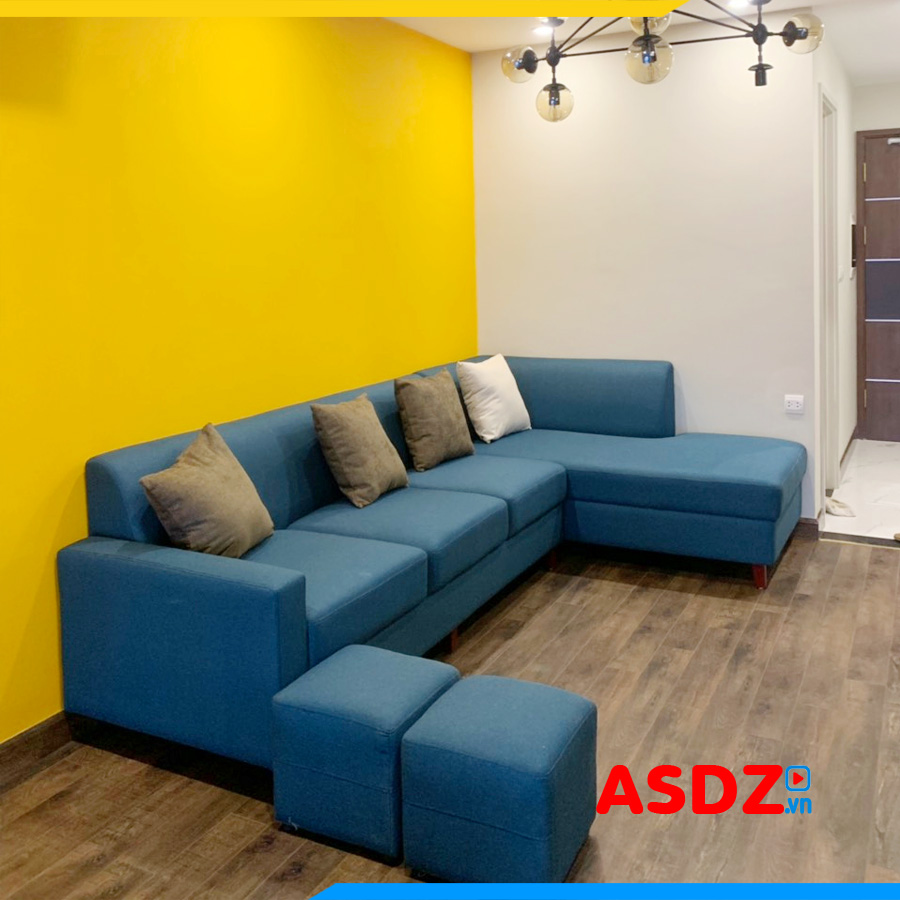 ghe sofa goc chu l boc ni dep