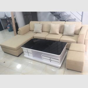 Ghế sofa nỉ góc chữ L 4 chỗ ngồi So119