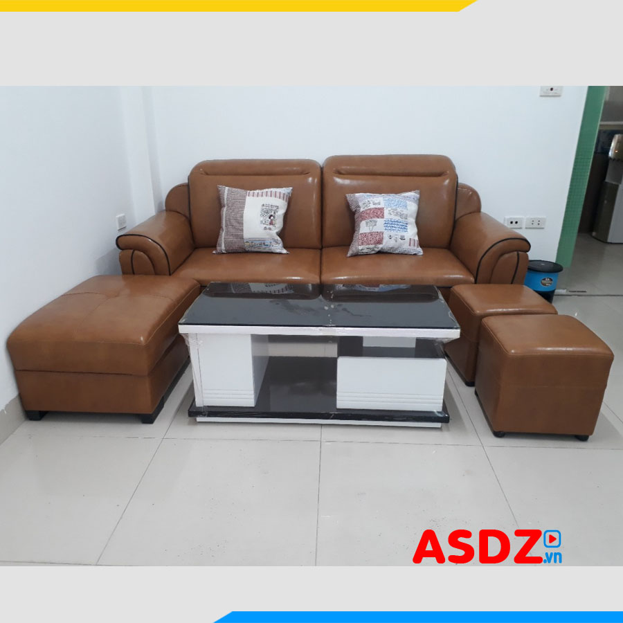 ghe sofa vang boc da 2 cho