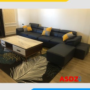 ghe sofa vang boc da 4 cho ngoi