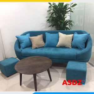 ghe sofa vang boc ni hien dai