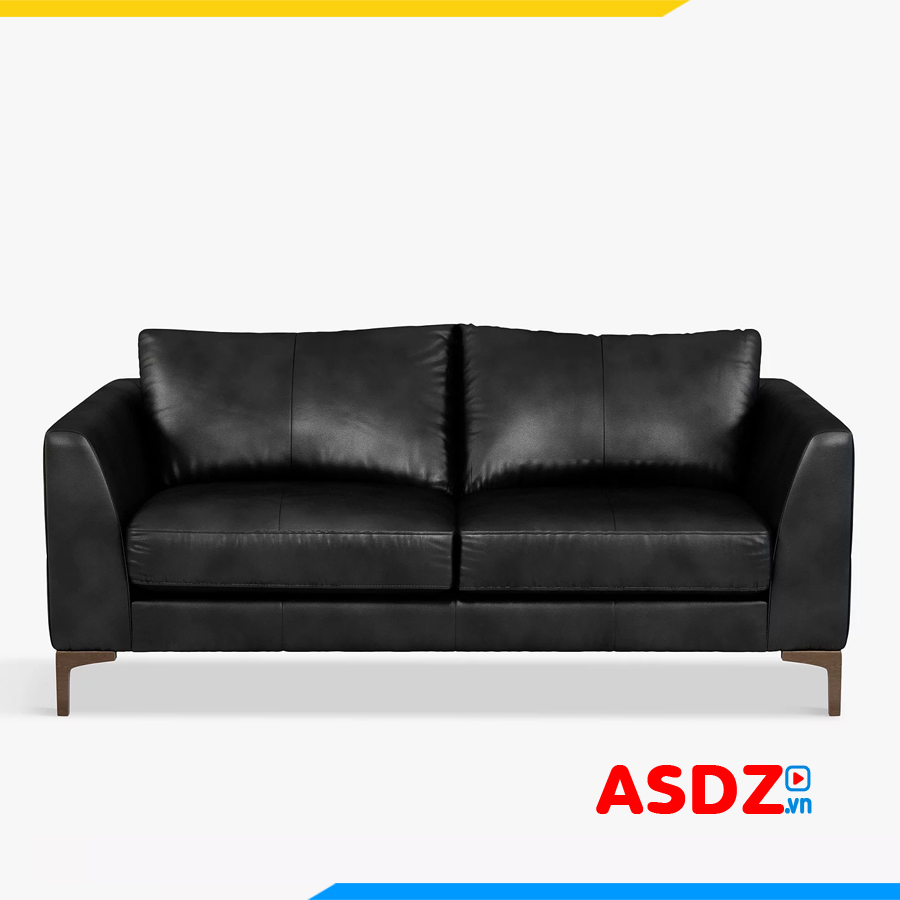 ghe sofa vang da 2 cho ngoi hien dai