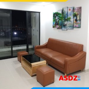 ghe sofa vang da 3 cho ke phong khach