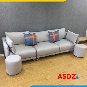 ghe sofa vang da 3 cho ngoi hien dai
