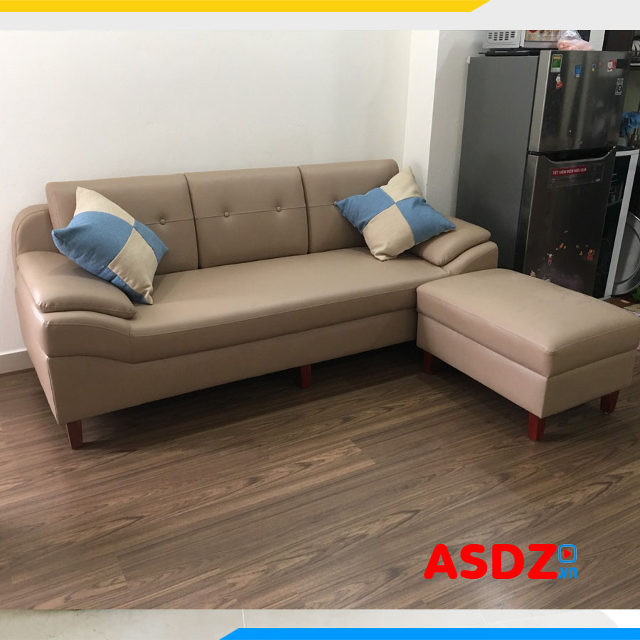 ghe sofa vang da 3 cho ngoi ke phong khach da nang