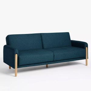 Ghế sofa văng nỉ chân gỗ hiện đại đẹp So0042