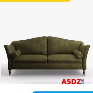 ghe sofa vang ni 2 cho co dien