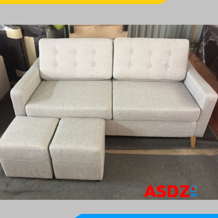 ghe sofa vang ni 2 cho ngoi hien dai dep