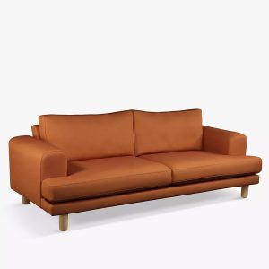 Ghế sofa văng nỉ 2 chỗ ngồi hiện đại So0027