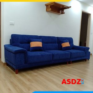 ghe sofa vang ni 3 cho ke phong khach