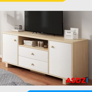 Kệ tivi gỗ công nghiệp có ngăn kéo hiện đại KTV109B