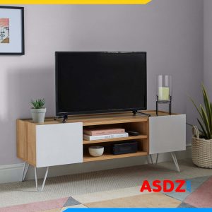 Kệ tivi gỗ công nghiệp đẹp chân đế cao KTV1026