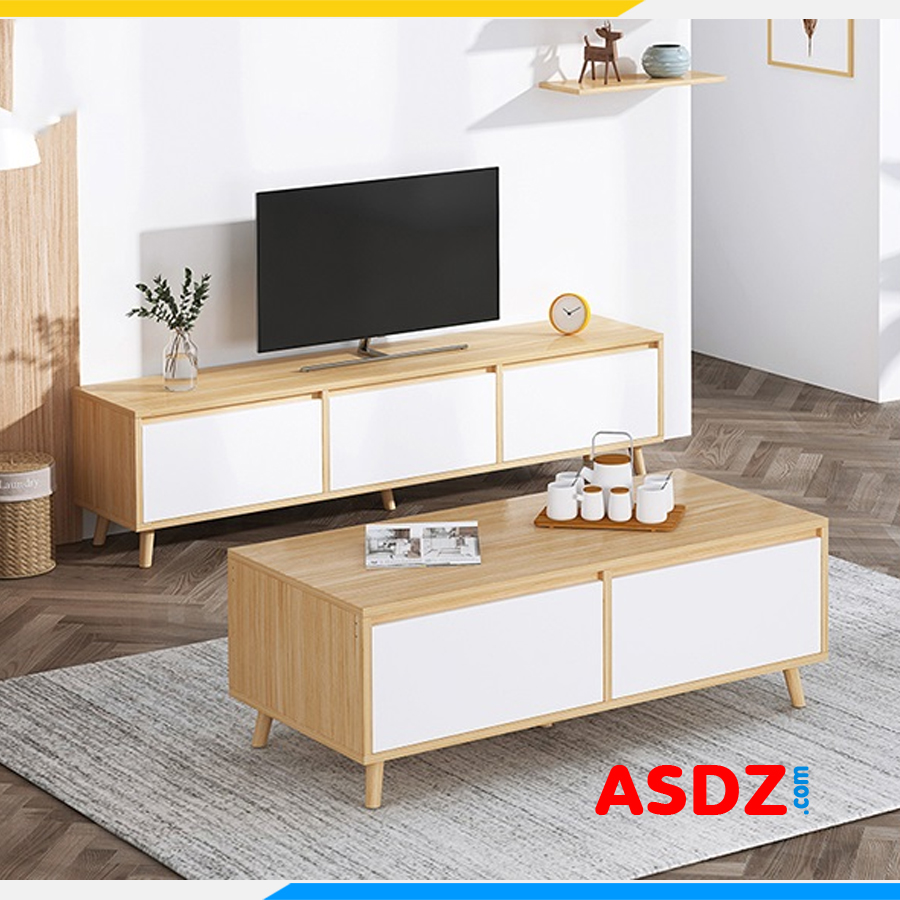 Kệ tivi gỗ công nghiệp 3 ngăn đơn giản kê phòng khách KTV146