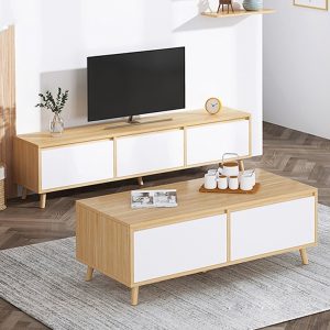 Kệ tivi gỗ công nghiệp 3 ngăn đơn giản kê phòng khách KTV146