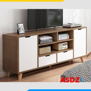 Kệ tivi gỗ công nghiệp hiện đại có ngăn kéo đẹp KTV099A