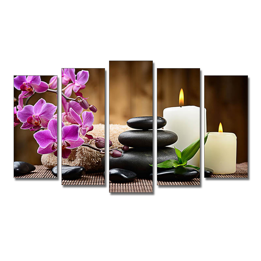 Tranh treo tường trang trí spa đẹp ghép bộ hiện đại