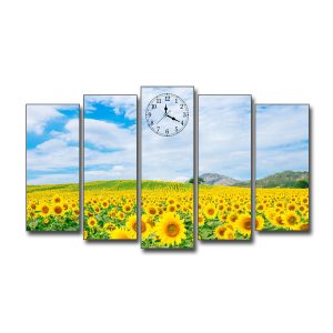 Tranh hoa hướng dương đẹp ghép bộ 5 tấm