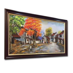 Tranh treo tường vẽ phố cổ Hà Nội đẹp