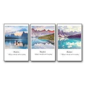 Bộ 3 bức tranh canvas phong cảnh đẹp
