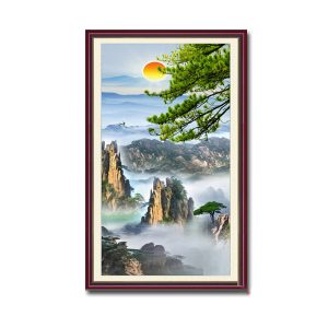 Tranh treo tường khổ đứng phong cảnh thiên nhiên đẹp