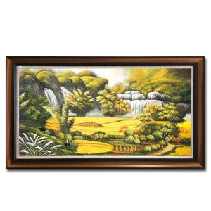 Tranh phong cảnh tây bắc đẹp vẽ sơn dầu