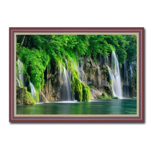 Mẫu tranh thác nước đẹp và phong cảnh thiên nhiên