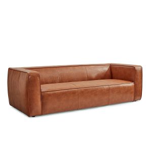 Ghế sofa văng dài bọc da đơn giản So165