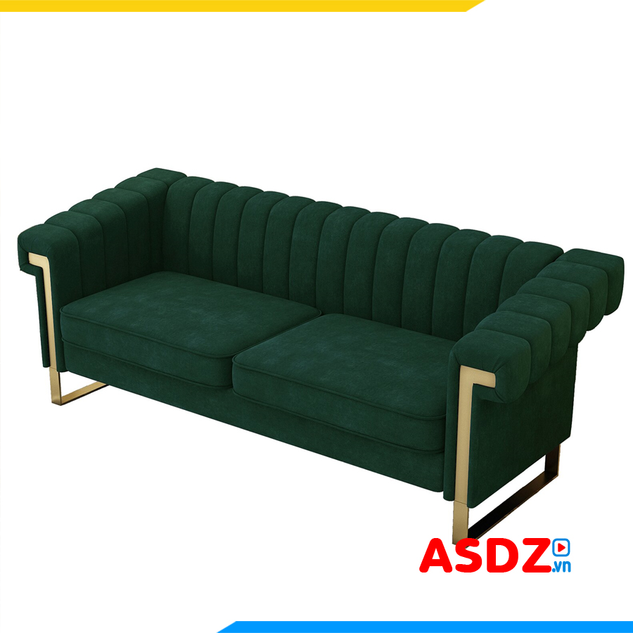 ghe sofa vang ni tan co dien dep