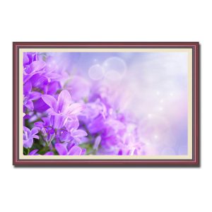 Tranh treo tường đẹp hoa tím dưới nắng