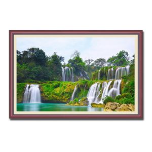 Bức tranh treo tường thác nước và phong cảnh thiên nhiên đẹp