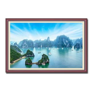 Tranh treo tường đẹp phong cảnh biển Vịnh Hạ Long