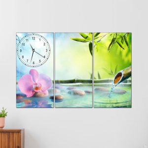 Tranh đẹp treo trang trí spa kiểu ghép 3 tấm