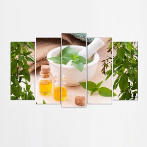 Hình ảnh bộ tranh spa đẹp kiểu ghép 5 tấm