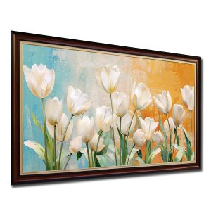 Bức tranh treo tường hình ảnh hoa tulip đẹp
