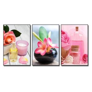 Bộ tranh đẹp treo trang trí spa thư giãn thảo mộc