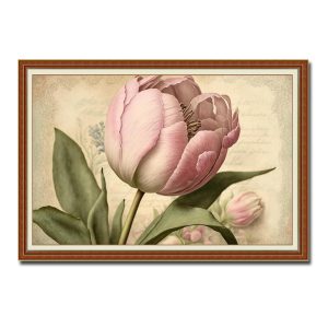 Bức tranh treo tường đẹp hình ảnh bông hoa tulip